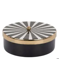 Present Time Storage Box Candy Swirl Round